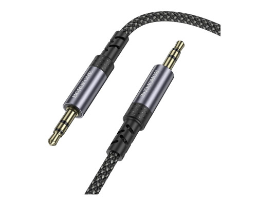 Кабель Aux Borofone BL24 Колір Сiрий 6941991118968 ma36879_3609465