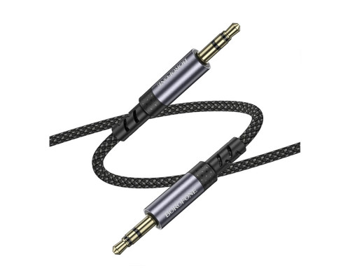 Кабель Aux Borofone BL24 Колір Сiрий 6941991118968 ma36879_3609465