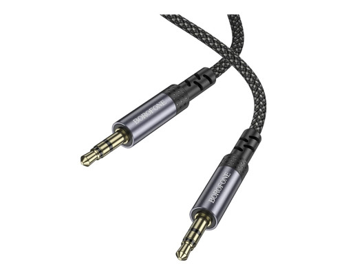 Кабель Aux Borofone BL24 Колір Сiрий 6941991118968 ma36879_3609465