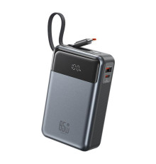 Універсальна Мобільна Батарея Power Bank XO PR267 65W with 65W Type-C two-way charging cable 20000 mAh Колір Сірий 6920680817764 ma37075_3610211