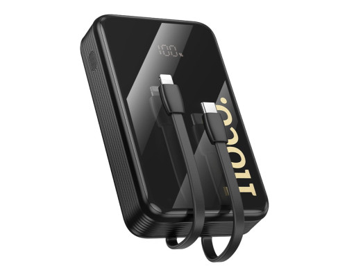 Універсальна Мобільна Батарея Power Bank Hoco Q37A Graceful 22.5W+PD20W with two cables 20000mAh Колір Чорний 6942007644921 ma36607_3608646