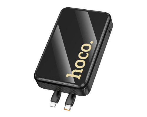 Універсальна Мобільна Батарея Power Bank Hoco Q37A Graceful 22.5W+PD20W with two cables 20000mAh Колір Чорний 6942007644921 ma36607_3608646