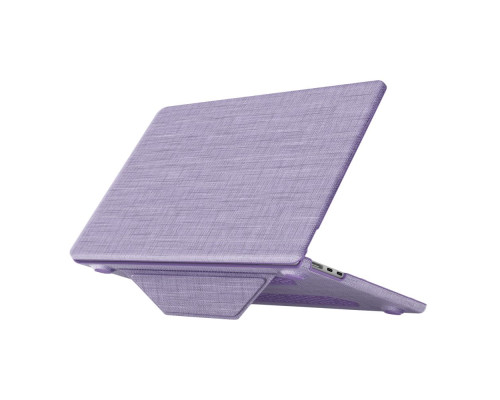 Накладка PC+Fabric AMO-TRI for MacBook Air 13" 2018/2020 （A2337 M1/A2179/A1932） Колір Grey 2020000472605 ma36645_3608783