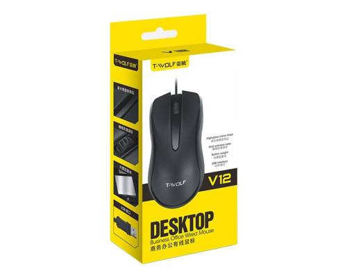 USB Миша TWolf V12 Колір Чорний 6971252218809 ma37373_3611395
