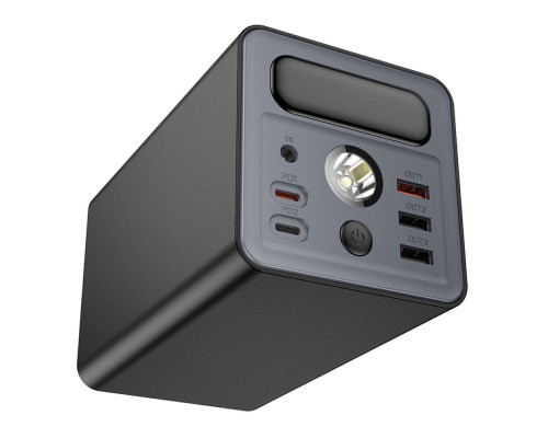 Універсальна Мобільна Батарея Power Bank Hoco J138 Distant 22.5W+PD20W+DC12V 60000 mAh Колір Чорний 6942007638524