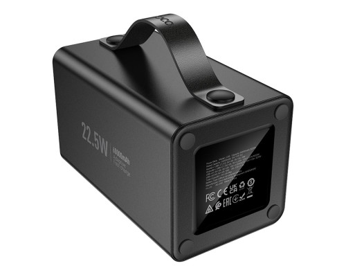Універсальна Мобільна Батарея Power Bank Hoco J138 Distant 22.5W+PD20W+DC12V 60000 mAh Колір Чорний 6942007638524