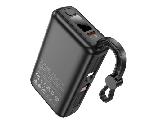 Універсальна Мобільна Батарея Power Bank Borofone BJ70 Source dual PD20W with cable 10000 mAh Колір Чорний 6941991116674 ma36739_3608963