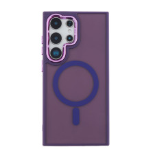 Чохол TPU+PC Space Magnetic Color with Magsafe для Samsung Galaxy S25 Ultra 5G (S938) Колір Dark Purple 2020000467526 ma36450_3608215