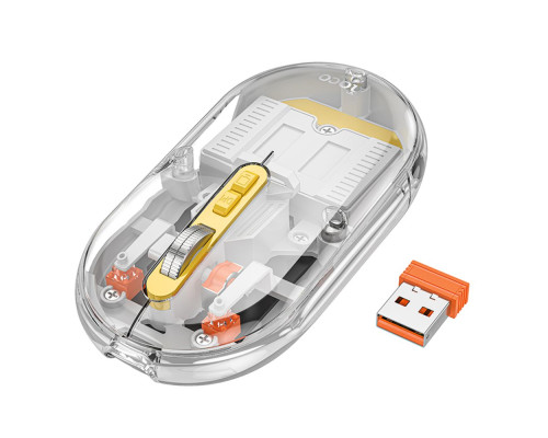 Бездротова Миша Hoco GM35 General dual-mode silent (battery version) Колір Сірий 6942007643993 ma36812_3609257
