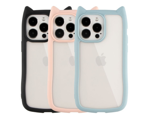 Чохол TPU+PC Cat Ears Case для iPhone 14 Pro Колір Pink 2020000470670 ma36934_3609556