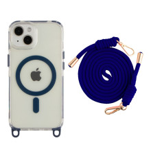 Чохол TPU+PC LanyardCase with MagSafe для iPhone 13/14 Колір Indigo Blue 2020000477587 ma37085_3610254