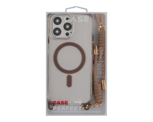 Чохол TPU+PC LanyardCase with MagSafe для iPhone 16 Pro Колір Desert Gold 2020000476887