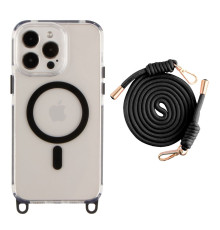 Чохол TPU+PC LanyardCase with MagSafe для iPhone 15 Pro Колір Black 2020000477181 ma37093_3610321