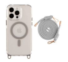 Чохол TPU+PC LanyardCase with MagSafe для iPhone 13 Pro М'ята упаковка Titanium grey ma38604_3867468 2020000487173