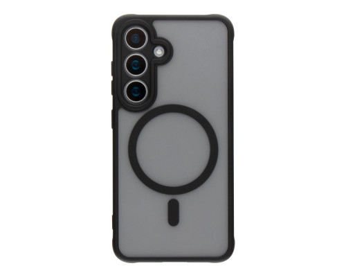 Чохол TPU+PC Anti Drop Full Camera with MagSafe для Samsung Galaxy S25 FE 5G (S731) Колір Black 2020000495277 ma38448_3748643