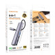 Хаб USB Borofone DH16 6-в-1 Type-C to HDMI+PD+USB3.0+USB2.0*2+RJ45(L=0.15M) М'ята упаковка Колір Сiрий 2020000498278 ma39051_3869673