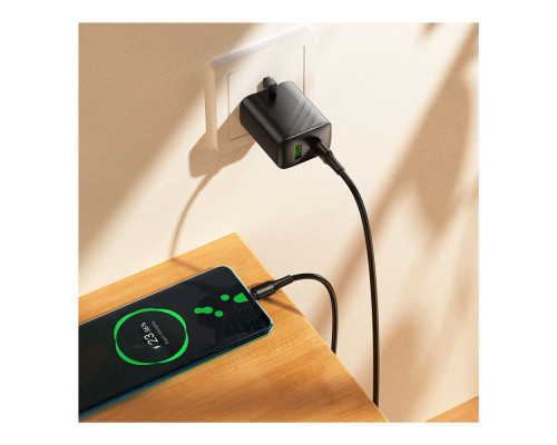 Кабель USB Hoco X120 Type-C to Type-C 60W Колір Білий 6942007658935 ma38235_3667929