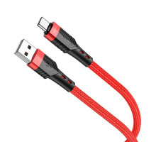 Кабель USB Borofone BU35 Type-C 1,2m Колір Червоний 6974443385335