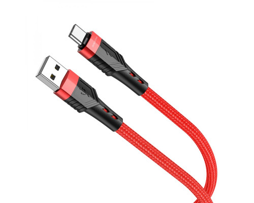 Кабель USB Borofone BU35 Type-C 1,2m Колір Червоний