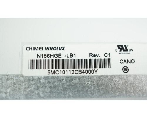 Матриця 15.6 N156HGE-LB1 (1920*1080, 40pin, LED, SLIM(вертикальні вушки), матова, роз'єм праворуч знизу) для ноутбука (renew) NBB-38918