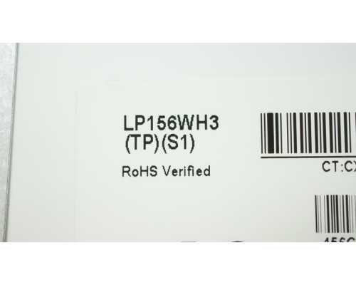 Матриця 15.6 LP156WH3-TPS1 (1366*768, 30pin(eDP), LED, SLIM(вертикальні вушки), матова, роз'єм праворуч знизу) для ноутбука (renew) NBB-40568
