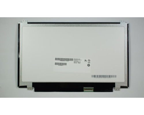 Матриця 11.6 B116XTN01.0 (1366*768, 30pin(eDP), LED, SLIM(вертикальні вушки), матова, роз'єм праворуч знизу) для ноутбука (renew) NBB-42185