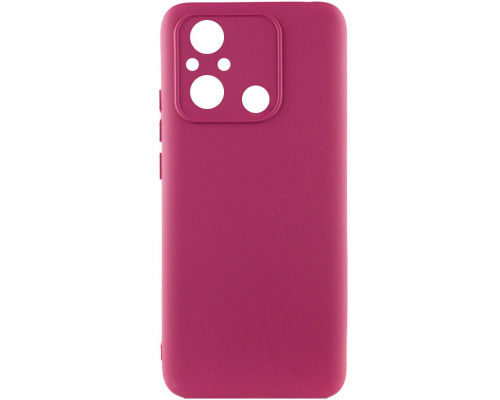 Чохол Silicone Cover Full Camera Xiaomi Redmi 12C marsala PLS-00-00106226