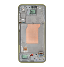 Дисплей Samsung A356 Galaxy A35 5G з сенсором та рамкою yellow (Original Assembled) PLS-00-00147812