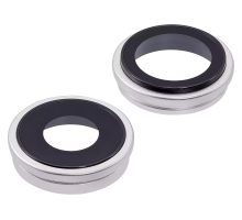 Скло камери Apple iPhone 16 з рамкою white (Original) PLS-00-00132870