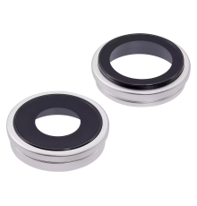 Скло камери Apple iPhone 16 з рамкою white (Original) PLS-00-00132870