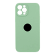 Чохол Silicone Case Full Camera Protective для iPhone 12 Pro Max pistachio PLS-00-00155397