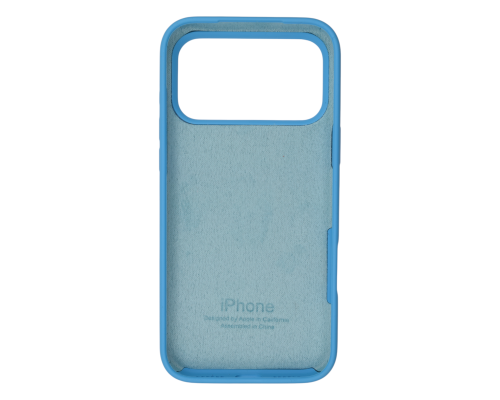 Чохол Silicone Case Full Protective iPhone 17 Pro light blue PLS-00-00146452