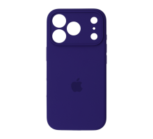 Чохол Silicone Case Full Camera Protective iPhone 17 Pro dark purple PLS-00-00156005