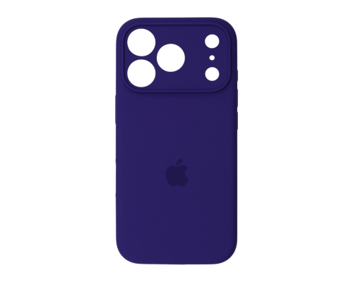 Чохол Silicone Case Full Camera Protective iPhone 17 Pro dark purple PLS-00-00156005