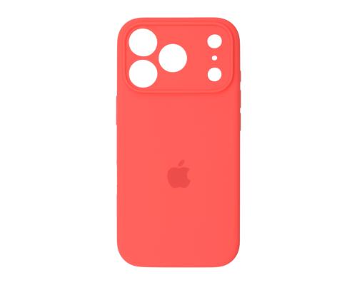 Чохол Silicone Case Full Camera Protective iPhone 17 Pro Max peach PLS-00-00156036