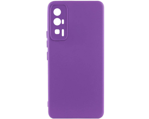 Чохол Silicone Cover Full Camera Xiaomi Poco F5 Pro purple PLS-00-00117474