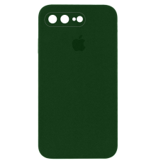 Чохол Silicone Case Квадратні Борти Full Camera iPhone 7 Plus army green PLS-00-00103992
