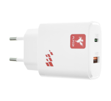 Зарядний пристрій FLYCDI FA-006 20W PD 3A USB-A+USB-C white PLS-00-00133870