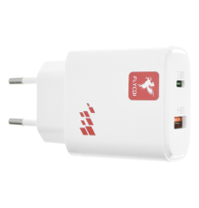 Зарядний пристрій FLYCDI FA-006 20W PD 3A USB-A+USB-C white PLS-00-00133870