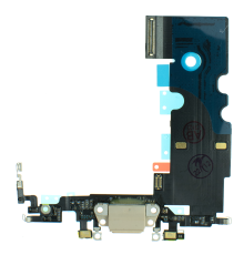 Шлейф iPhone 8 з роз'ємом зарядки gold (Original) PLS-00-00097019