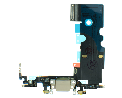 Шлейф iPhone 8 з роз'ємом зарядки gold (Original) PLS-00-00097019