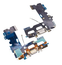 Шлейф iPhone 7 з роз'ємом зарядки white (Original China) PLS-00-00020823