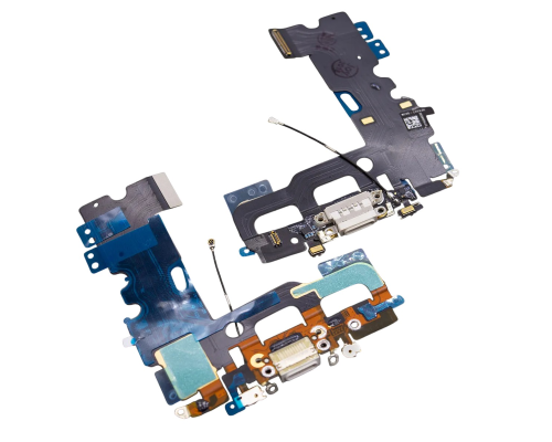 Шлейф iPhone 7 з роз'ємом зарядки white (Original China) PLS-00-00020823