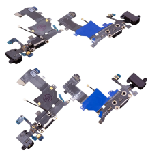 Шлейф iPhone 5 з роз'ємом зарядки та навушників black (Original China) PLS-00-00020834