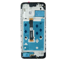 Дисплей Motorola XT2091 Moto G9 Power з сенсором та рамкою black PLS-00-00102405