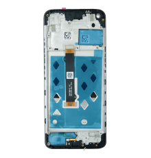 Дисплей Motorola XT2091 Moto G9 Power з сенсором та рамкою black PLS-00-00102405