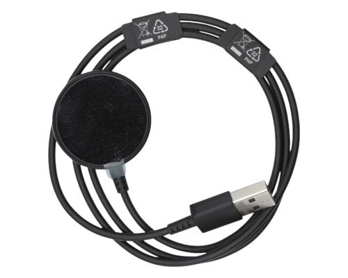 Бездротовий зарядний пристрій Samsung Galaxy Watch 4 SM-R8 USB-A (Original) сервісний пакет black PLS-00-00140632