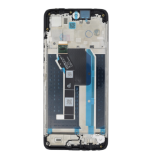 Дисплей Motorola XT2537 Moto G57 з сенсором та рамкою black (OEM) PLS-00-00159717
