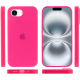 Чохол Silicone Case Full Protective iPhone 16e barbie pink PLS-00-00142221