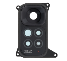 Скло камери Xiaomi Redmi Note 11S 4G з рамкою black (Original) PLS-00-00106832